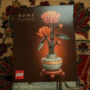 LEGO Botanical Collection Orange Chrysanthemum Set